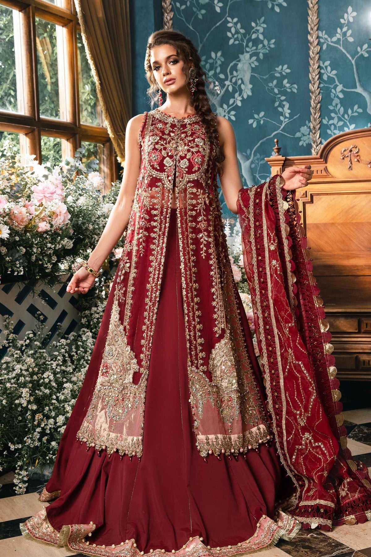 3 Piece Unstitched Embroidered Suit